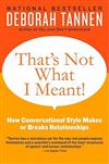 That's Not What I Meant!: How Conversational Style Makes or Breaks Relationships